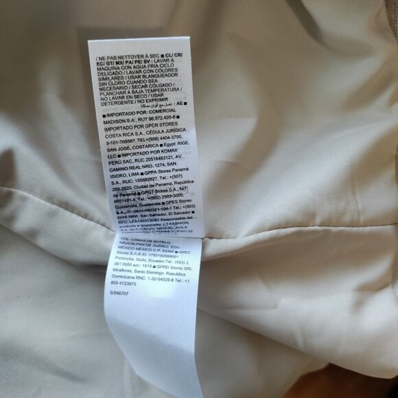 Old‎ Navy Double Breasted Beige Linen Blend Blazer Size XL Petite New - Picture 5 of 9